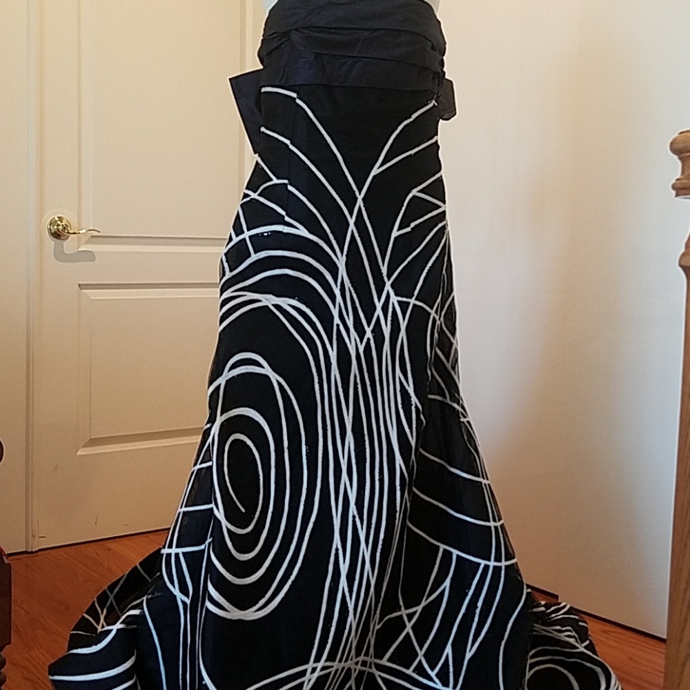 Designer Carolina Herrera gown